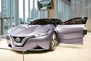 日産グローバル本社ギャラリーの様子