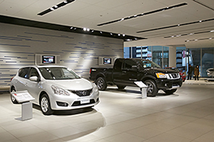 日産グローバル本社ギャラリーの様子