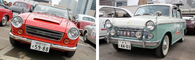 ヘリテージカーパレードの様子